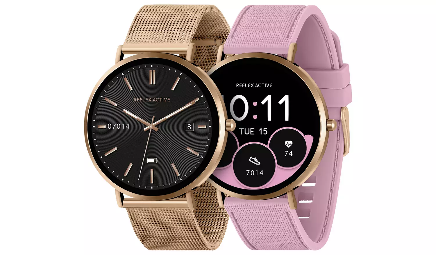 Reflex Active HD Ultra Slim Calling Smart Watch Set