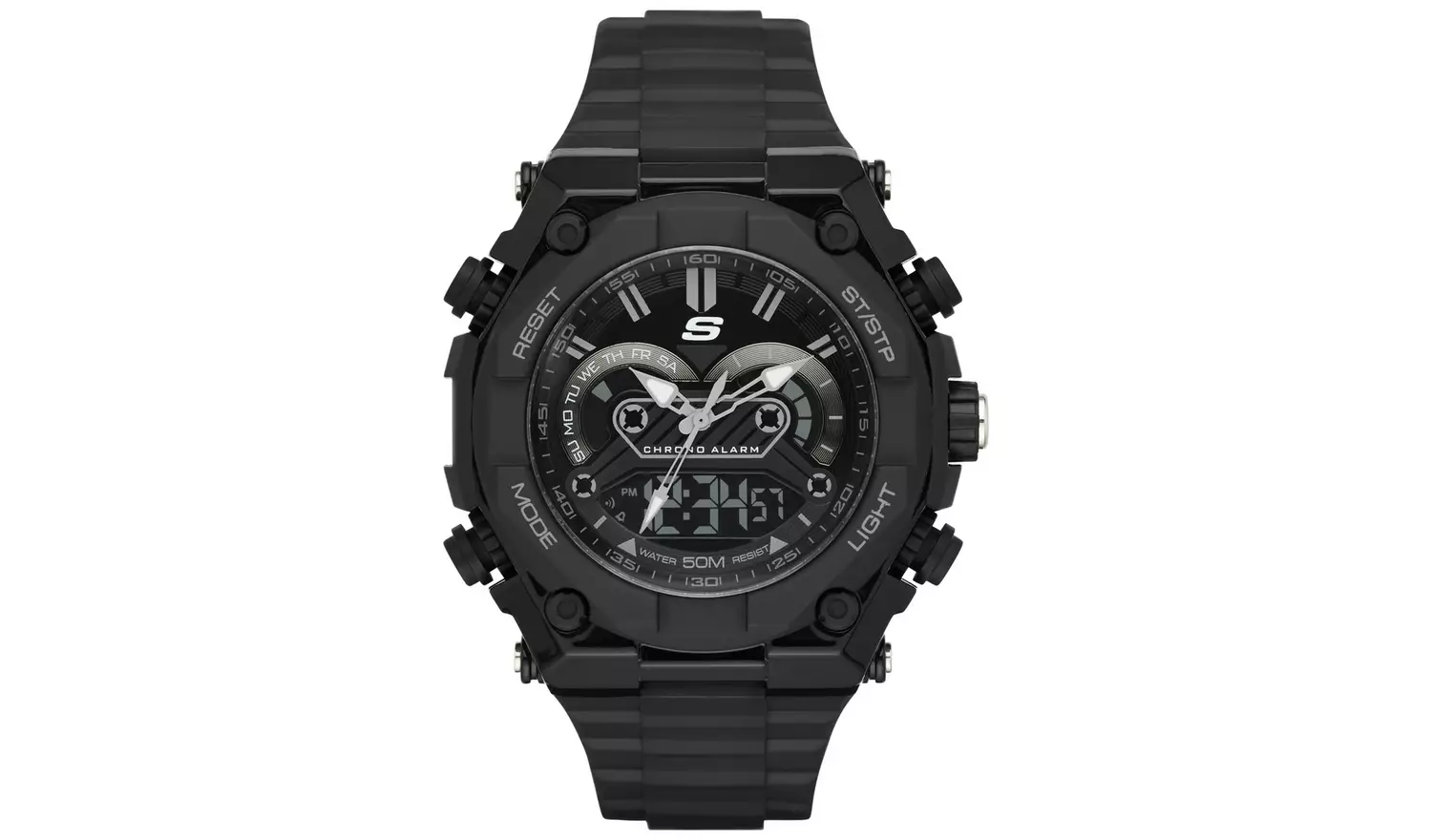 Skechers El Segundo Black Strap Digital Sport Watch