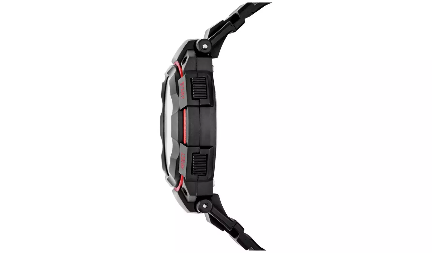 Skechers Ruhland Black Strap Digital Chronograph Sport Watch