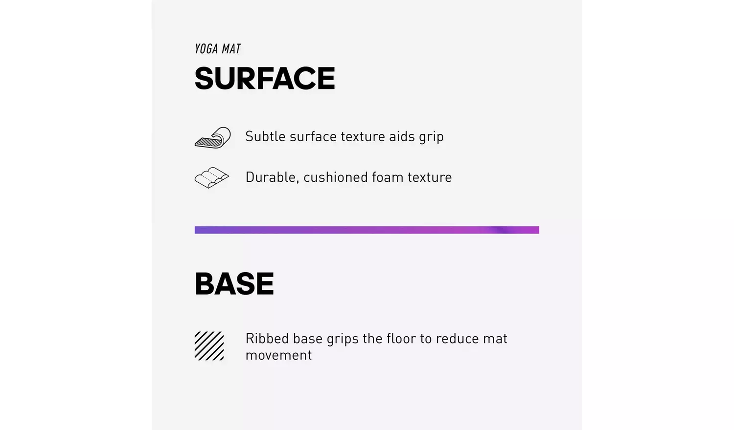 Adidas 8mm Thickness EVA/TPE Yoga Mat - Navy