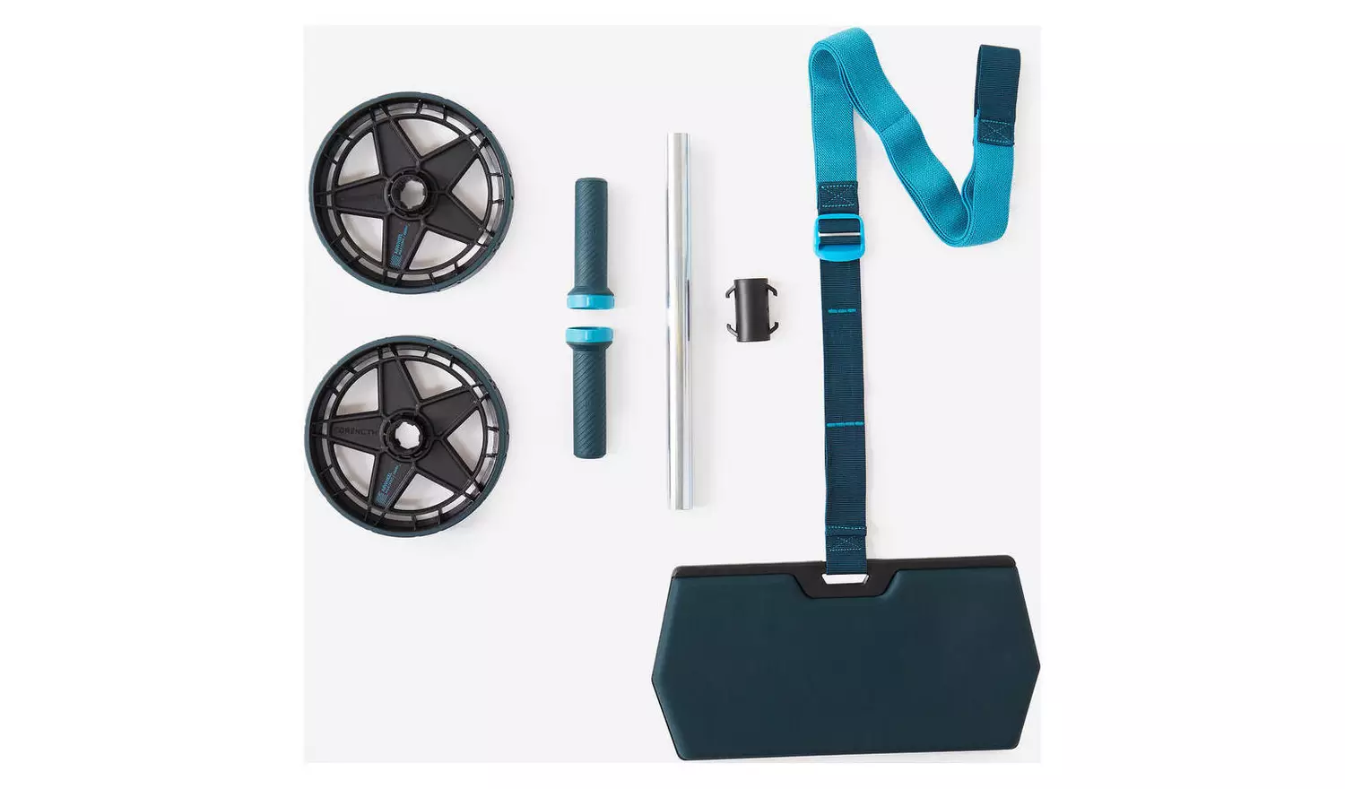 Decathlon Ab Trainer Wheel with Mat