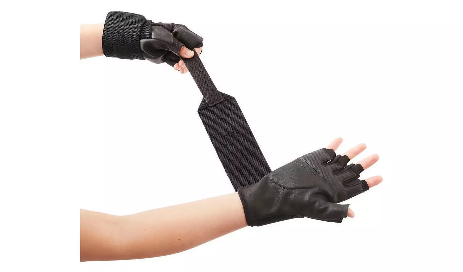 Decathlon 900 Weight Lifting Glove - Black, S