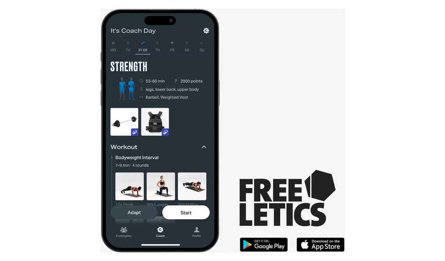 Decathlon 900 Weight Lifting Glove - Black, XL