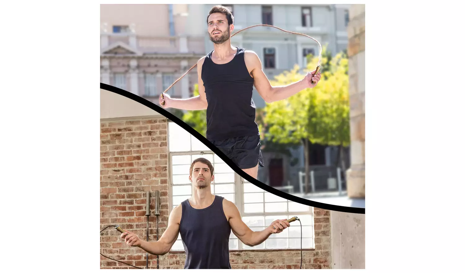 RDX Weighted Leather Skipping Rope