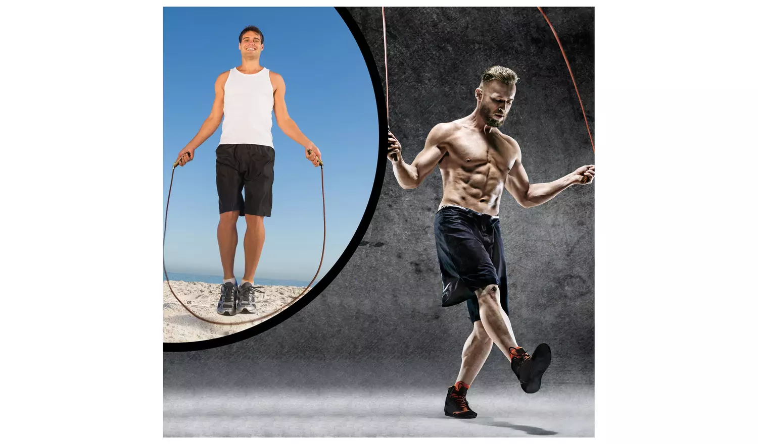 RDX Weighted Leather Skipping Rope