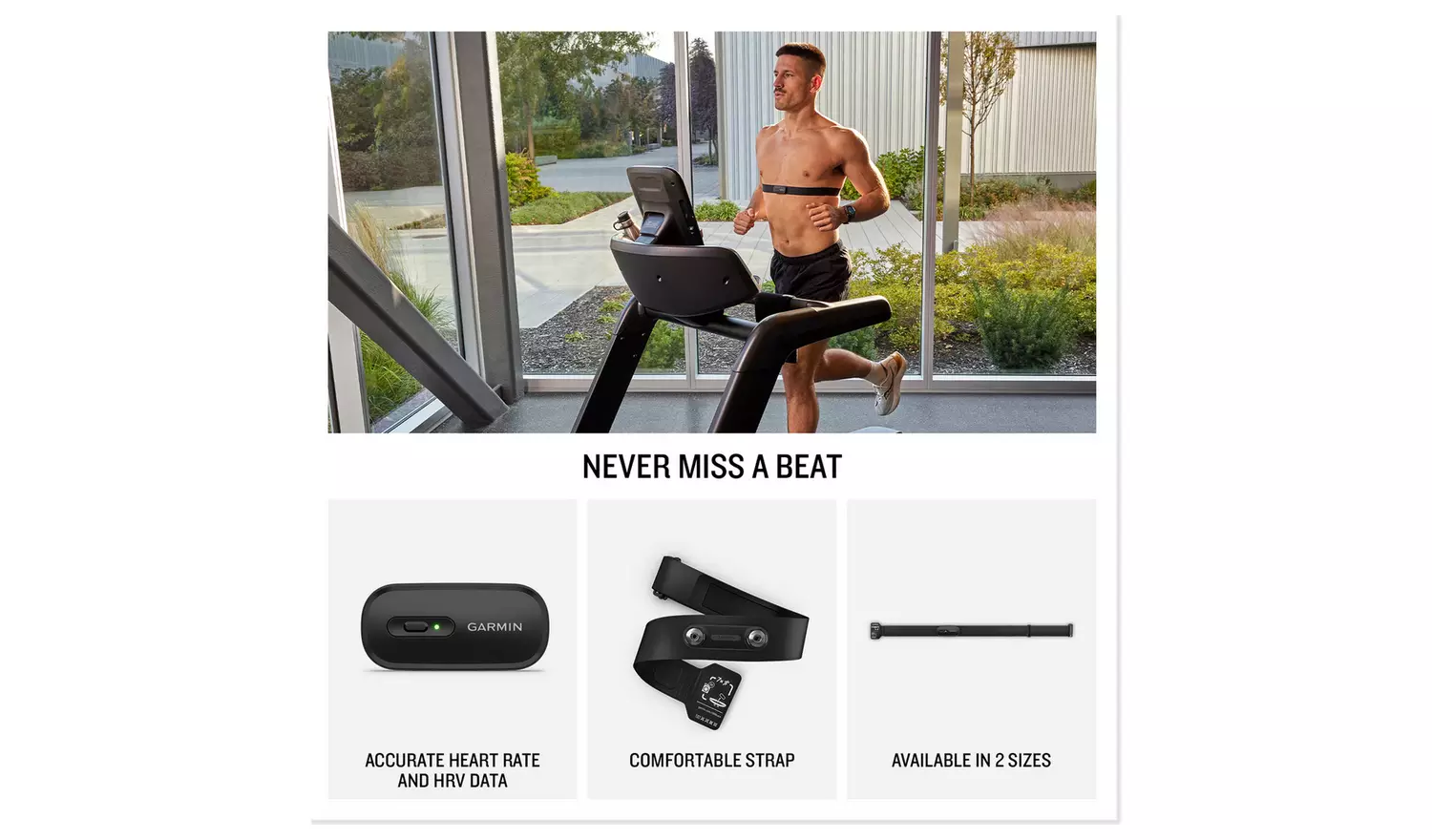 Garmin HRM 200 Heart Rate Monitor - XS to S