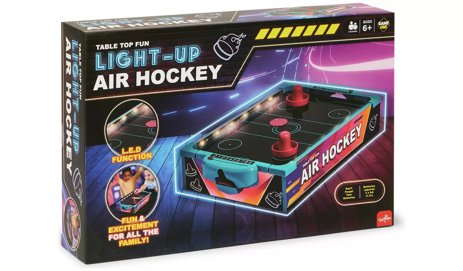 Toymania Light Up Air Hockey Table