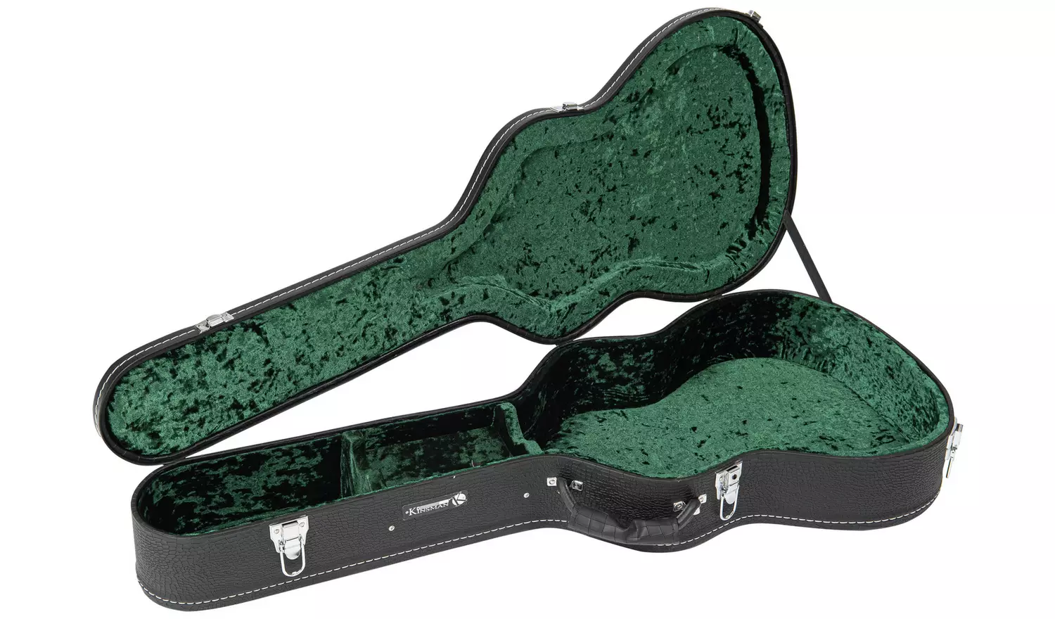 Kinsman Premium Hardshell Classic Guitar Case - Black