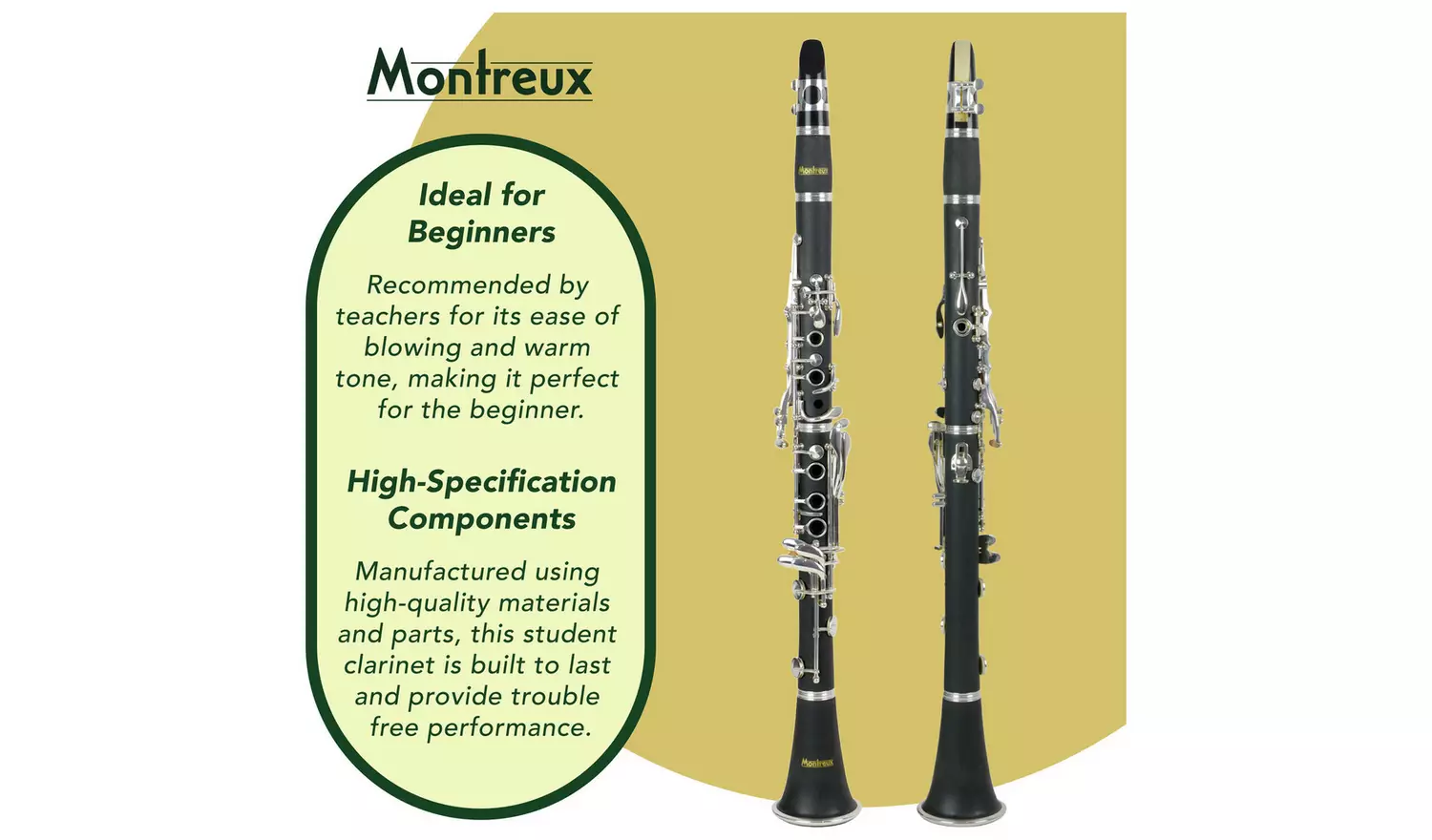 Montreux Student Bb Clarinet with Case