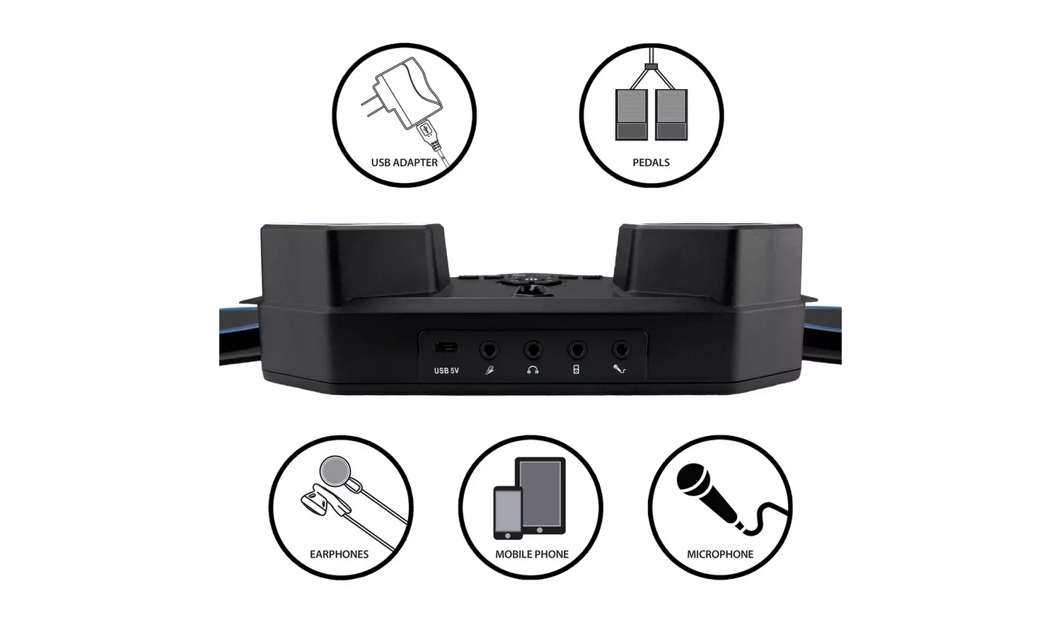 RockJam RJRD900 Roll Up Drum Kit