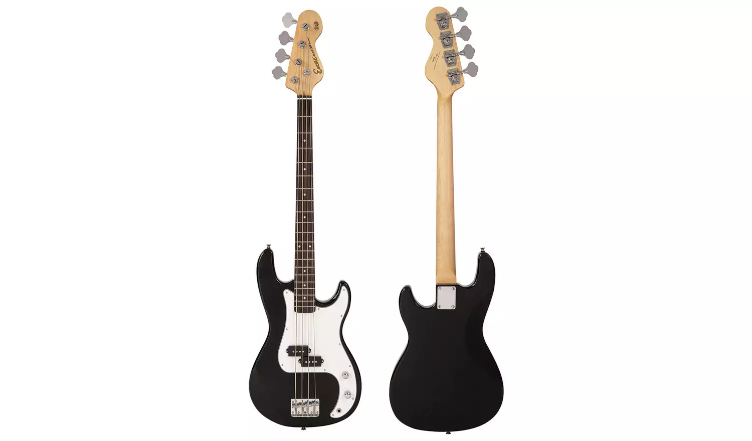 Encore E40 Full Size Bass Guitar Pack - Black
