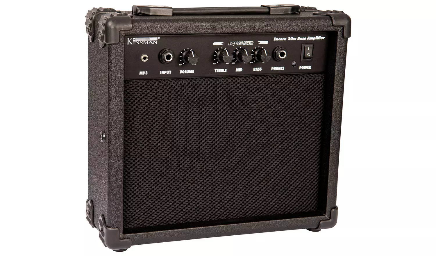 Encore E40 Full Size Bass Guitar Pack - Black