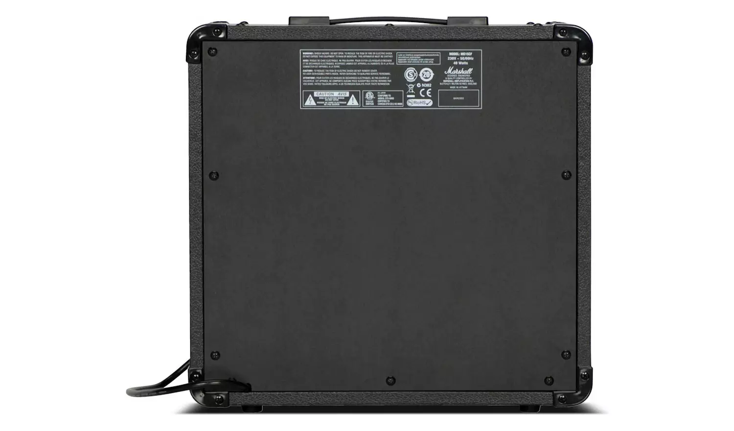 Marshall MG15G 15W Guitar Amplifier Combo - Black