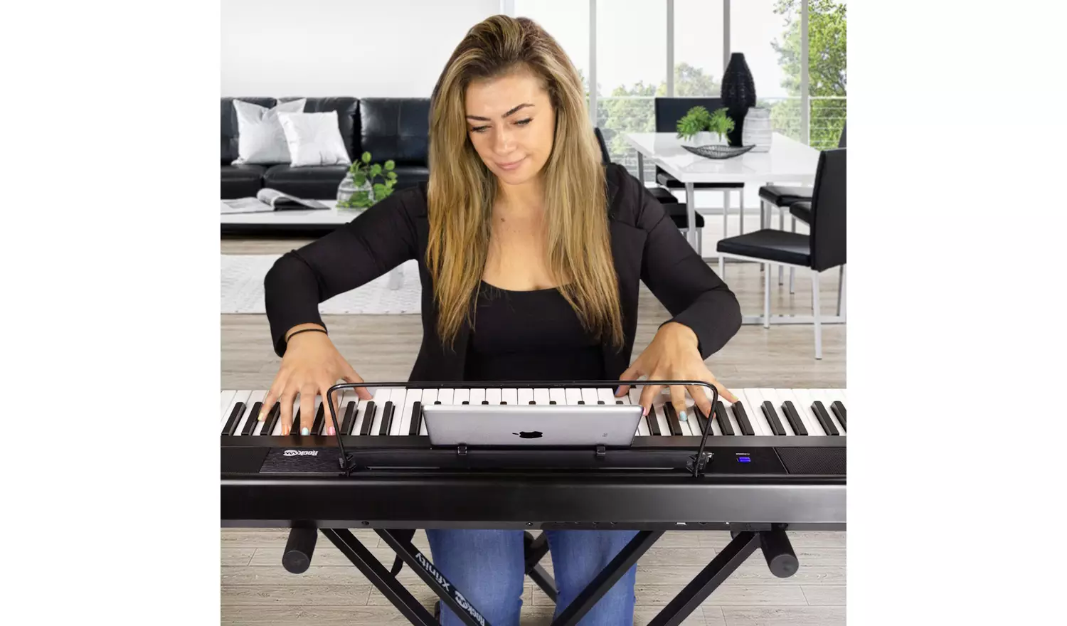 RockJam RJ88DP Full 88 Note Digital Piano
