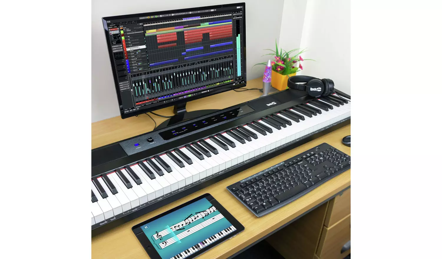 RockJam RJ88DP Full 88 Note Digital Piano