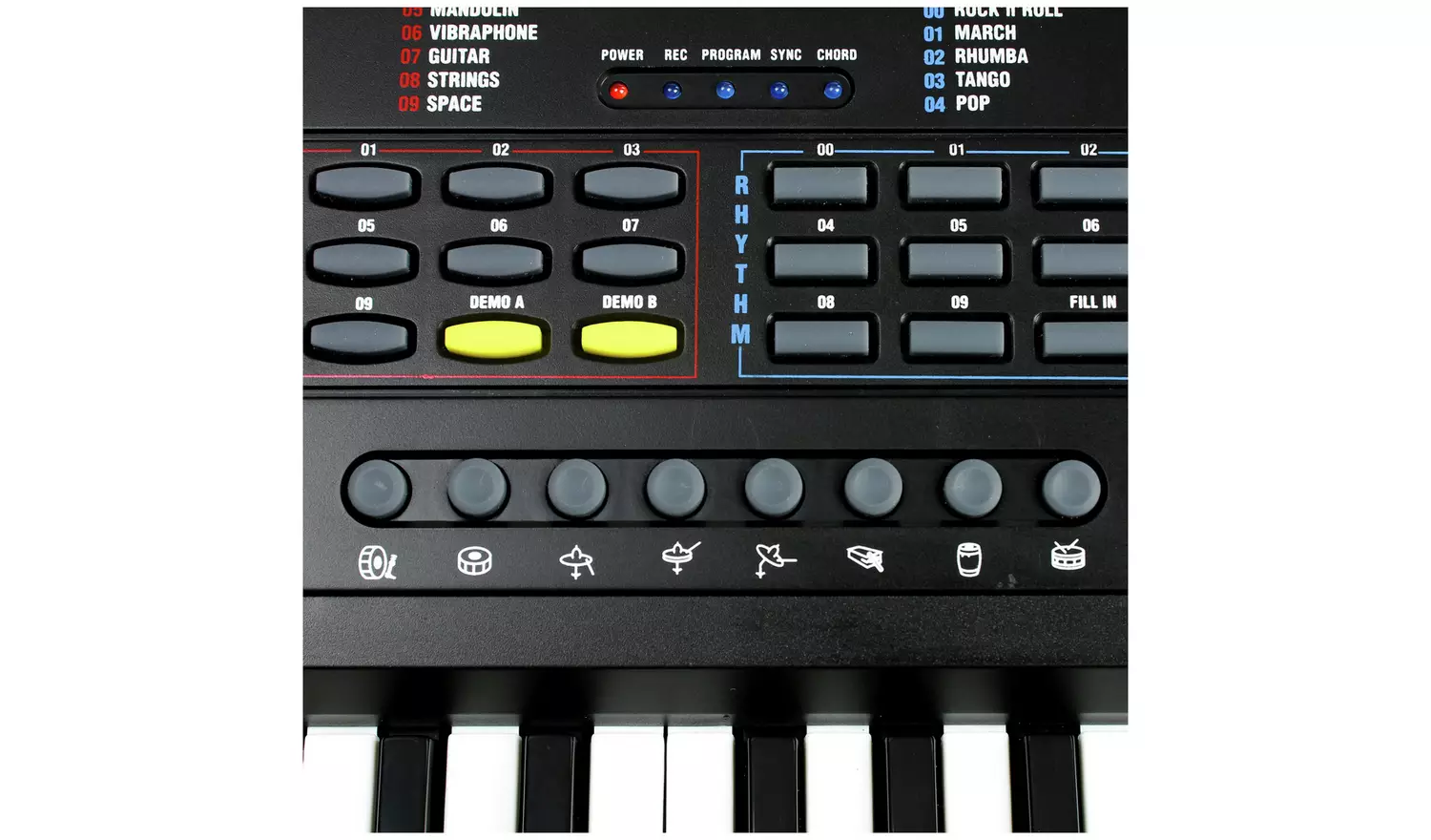 RockJam Compact 49 Key Keyboard Piano With Simply Piano App