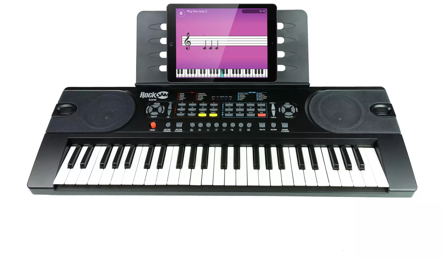 RockJam Compact 49 Key Keyboard Piano With Simply Piano App