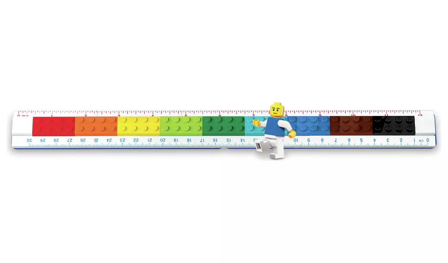 Lego 2.0 Ruler With Minifigure