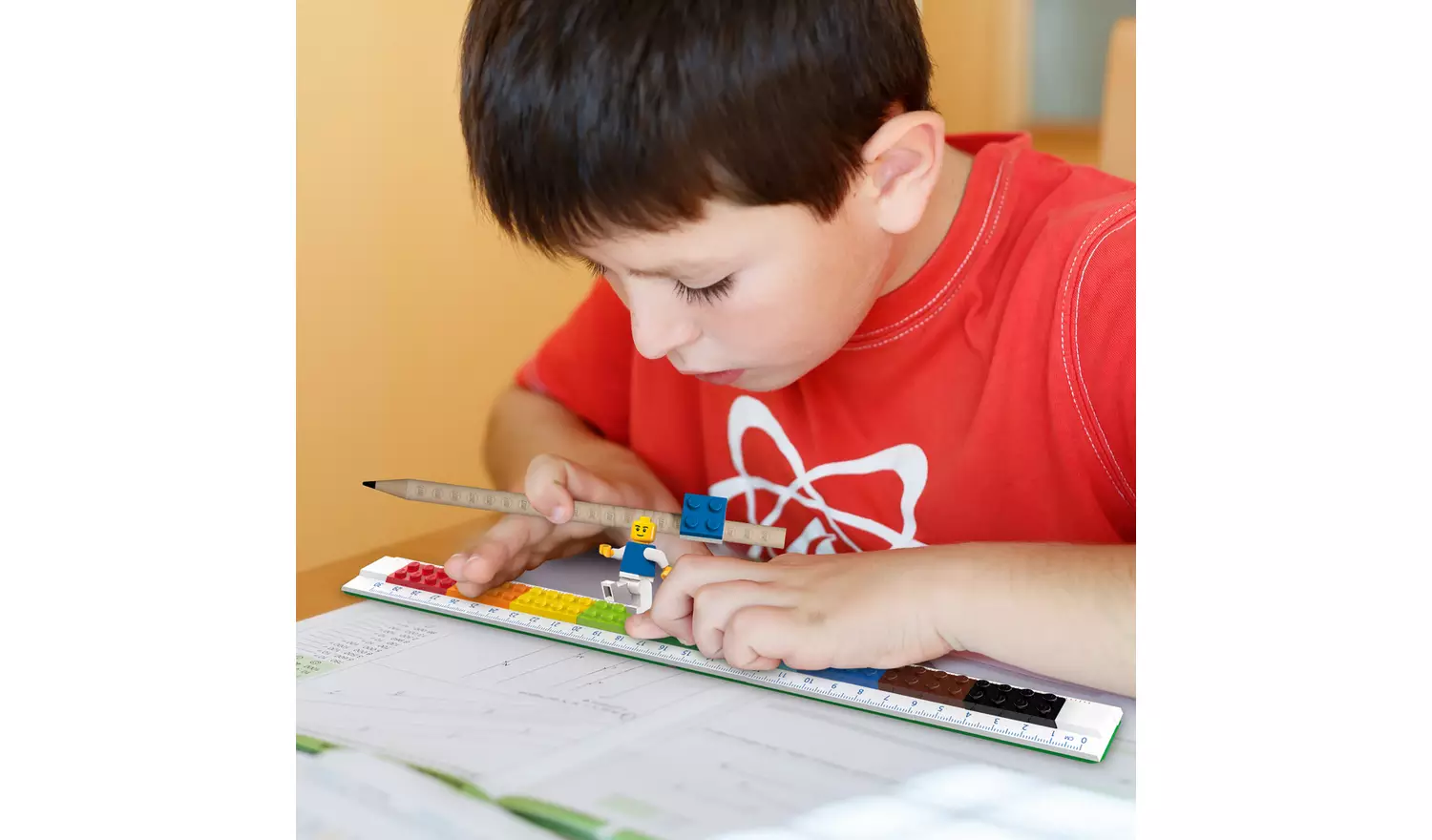 Lego 2.0 Ruler With Minifigure