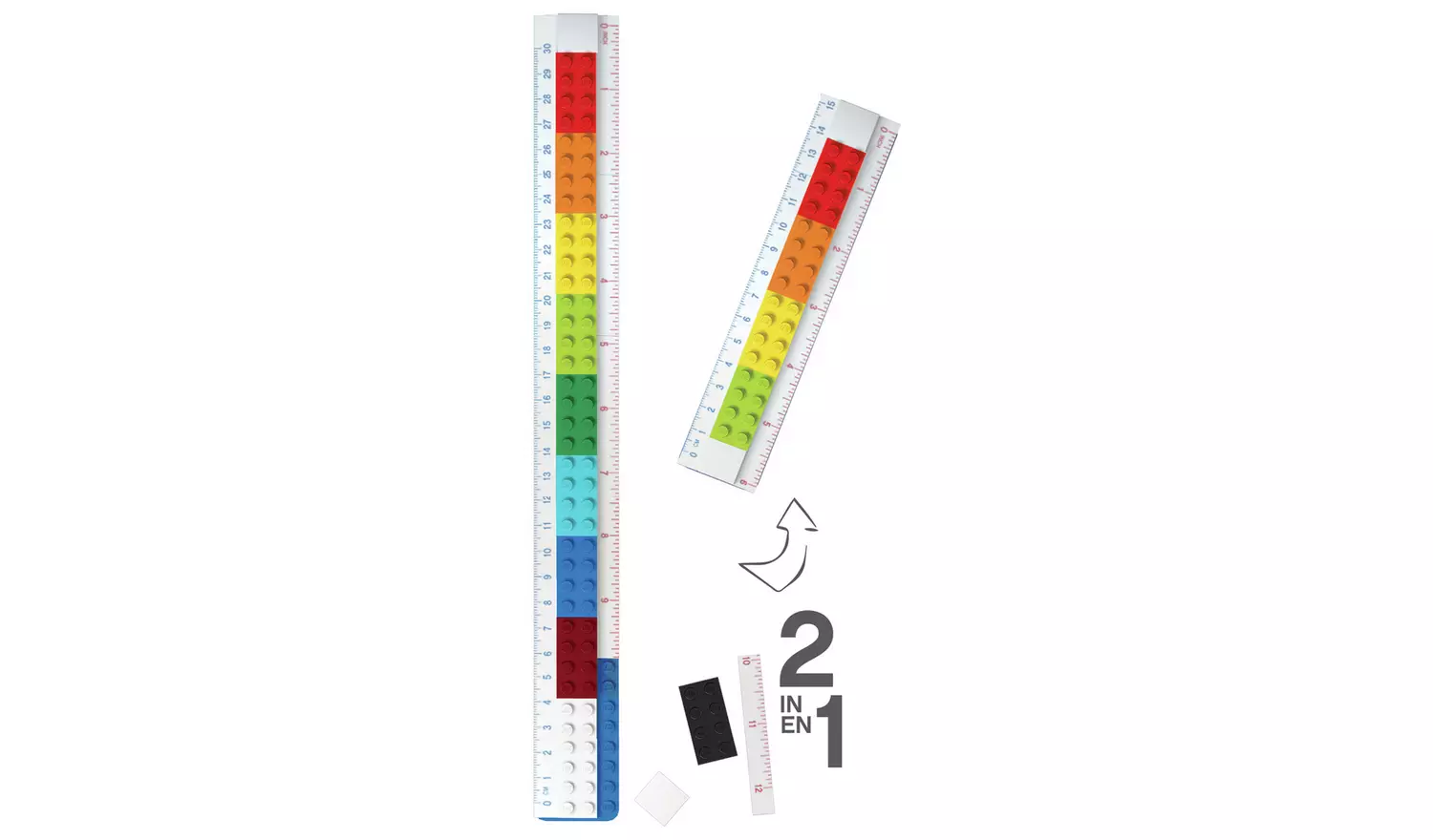 Lego 2.0 Ruler With Minifigure