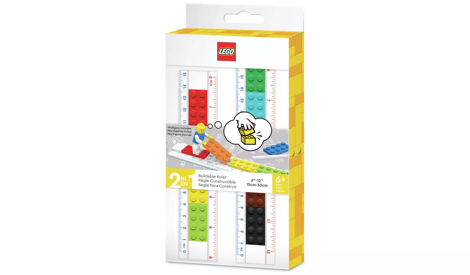 Lego 2.0 Ruler With Minifigure