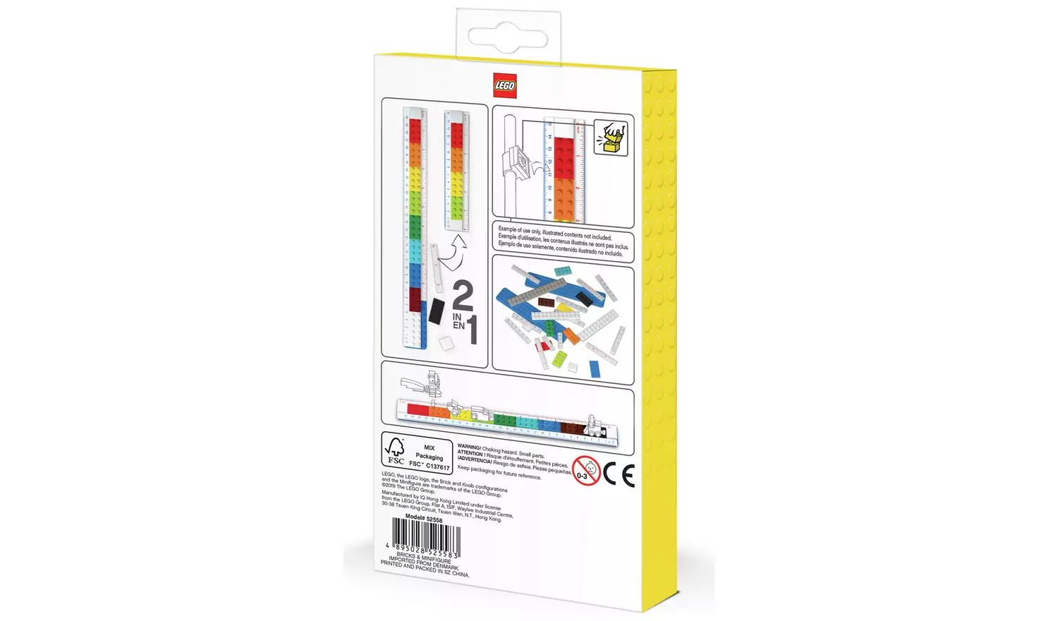 Lego 2.0 Ruler With Minifigure