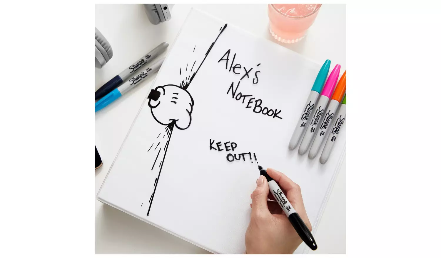 Sharpie Pack of 12 Assorted Markers - Multicolour