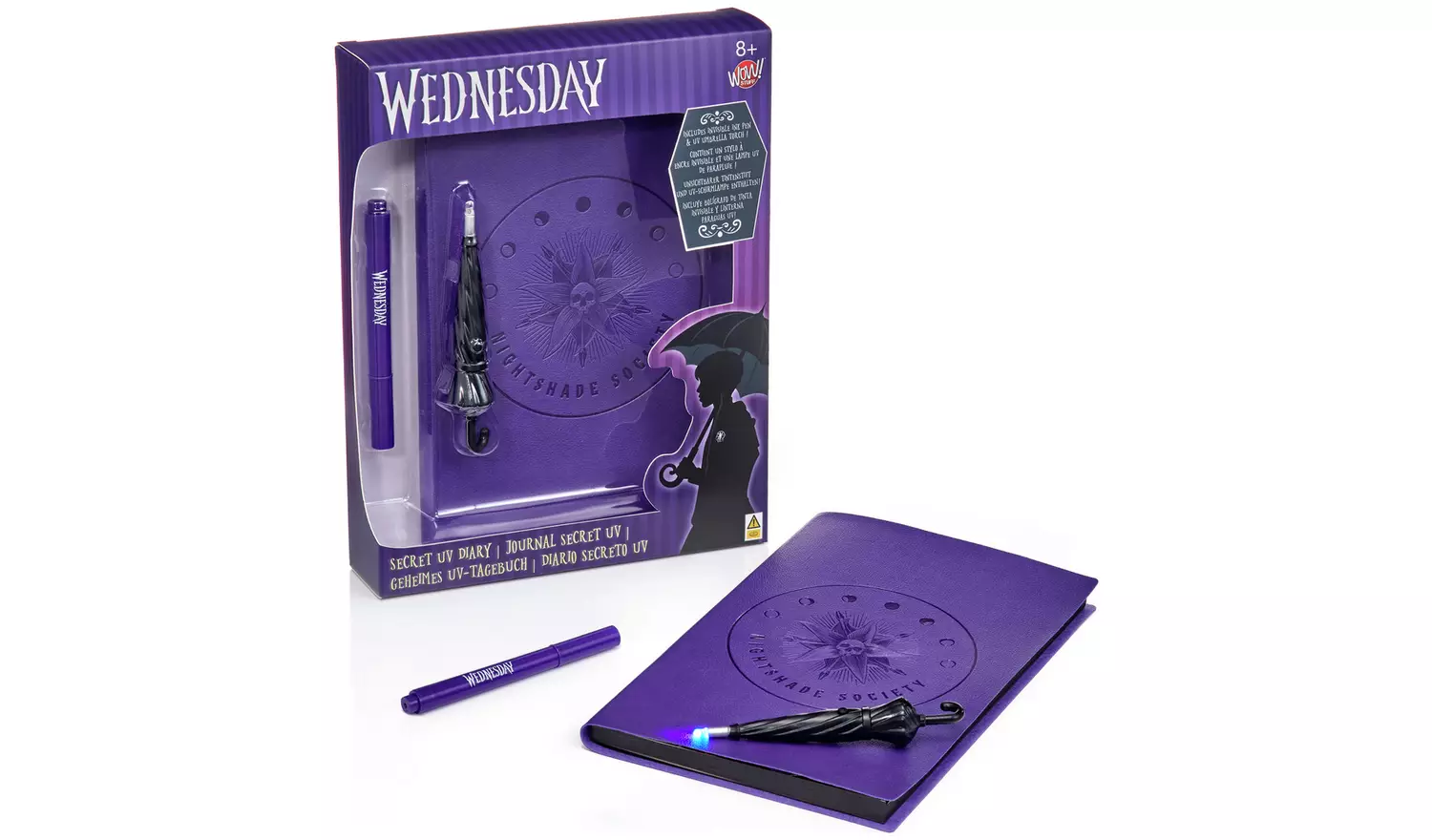 Wednesday Secret Diary With Invisible Ink Pen