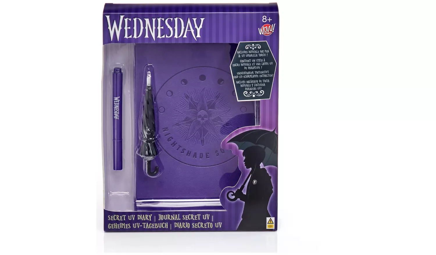 Wednesday Secret Diary With Invisible Ink Pen