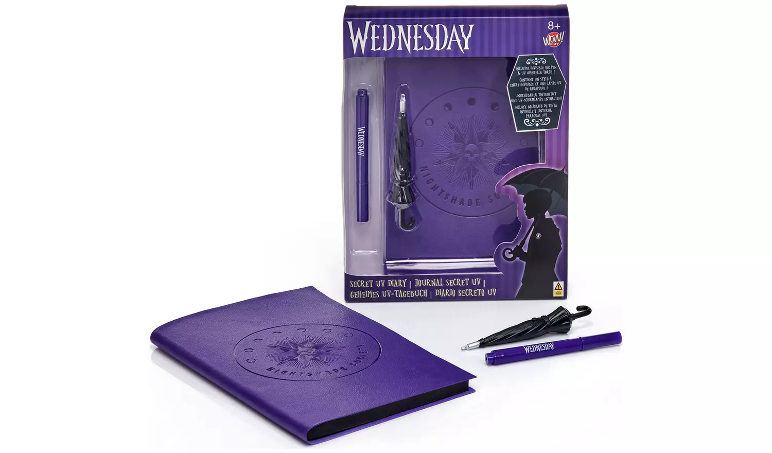 Wednesday Secret Diary With Invisible Ink Pen