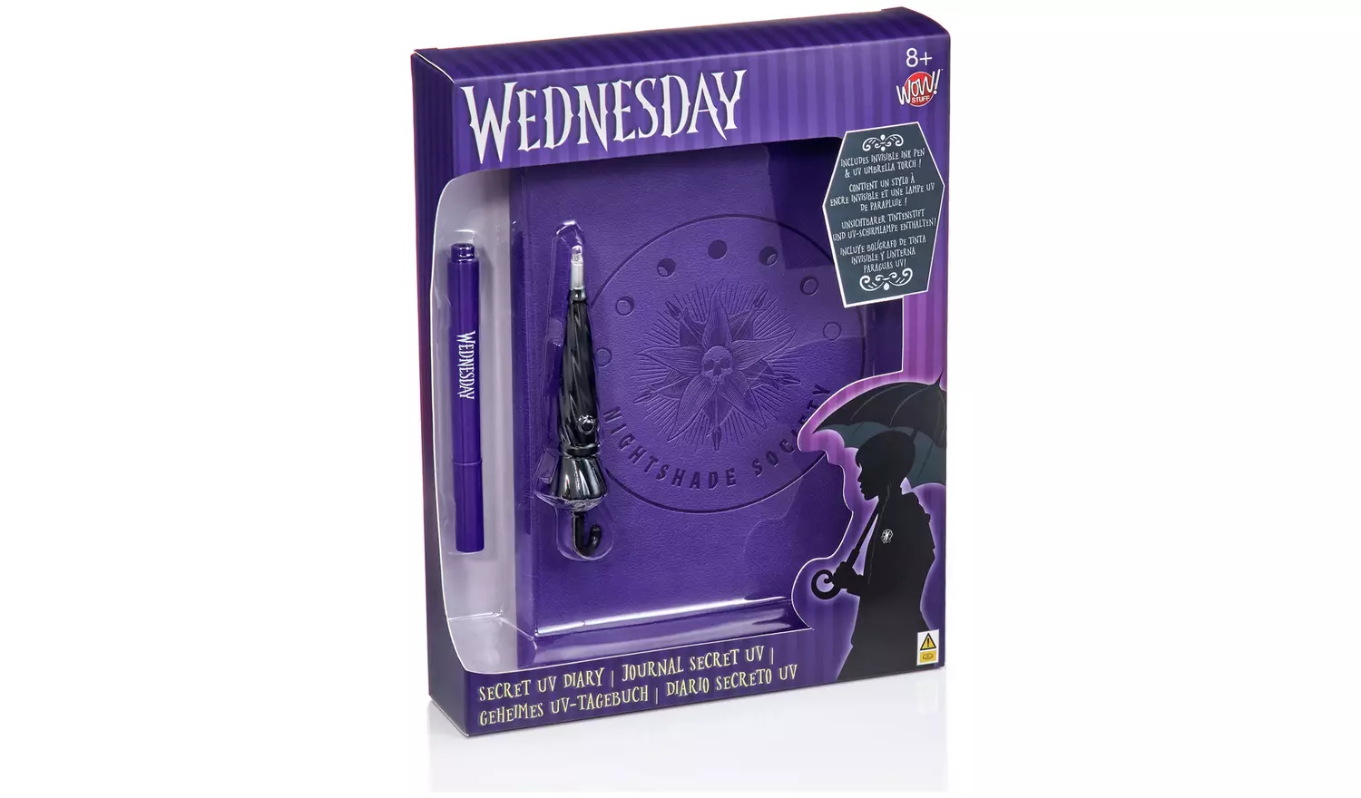Wednesday Secret Diary With Invisible Ink Pen