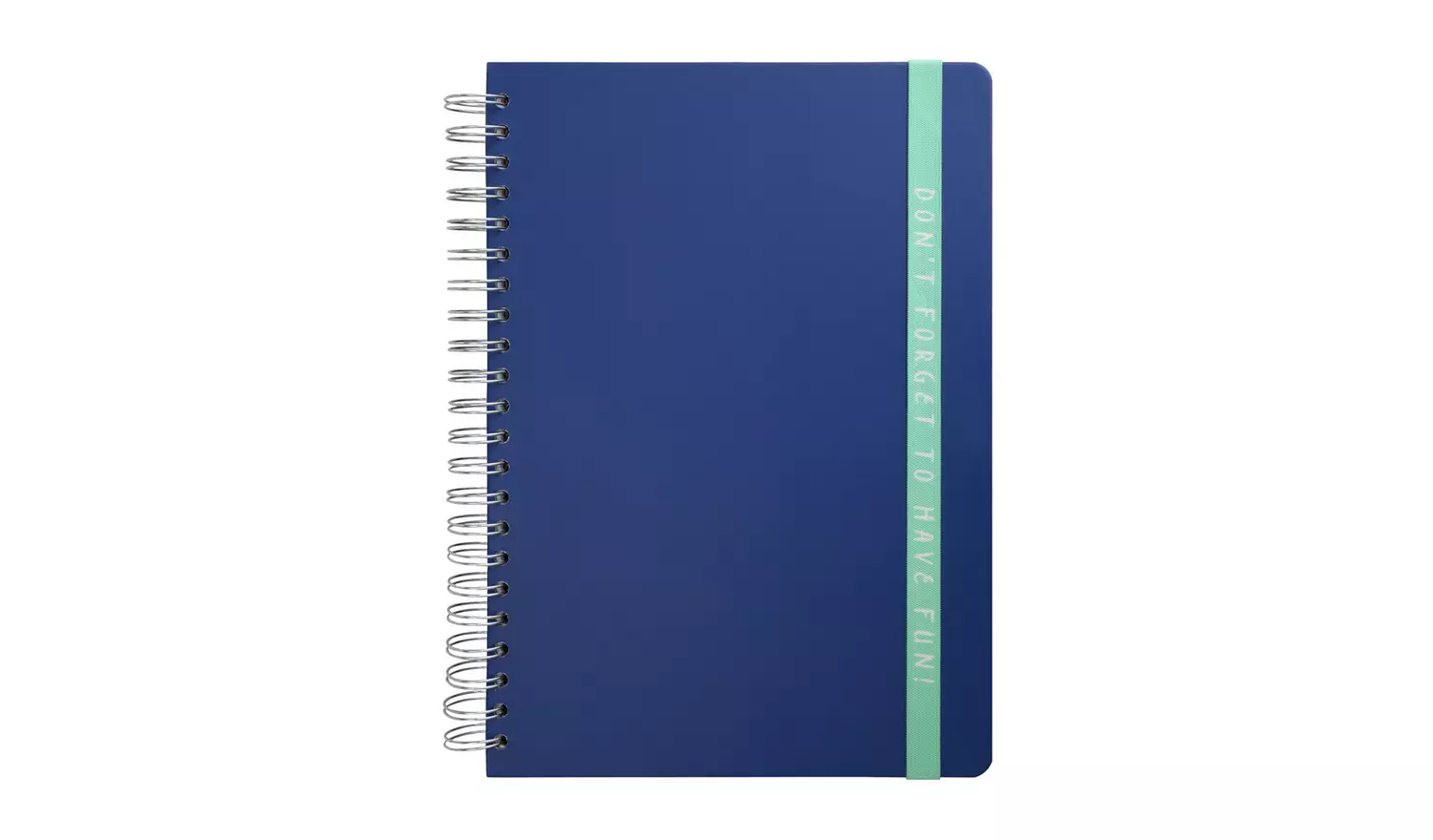 Home A4 100 Page Ruled Road Trip Notebook - Dark Blue