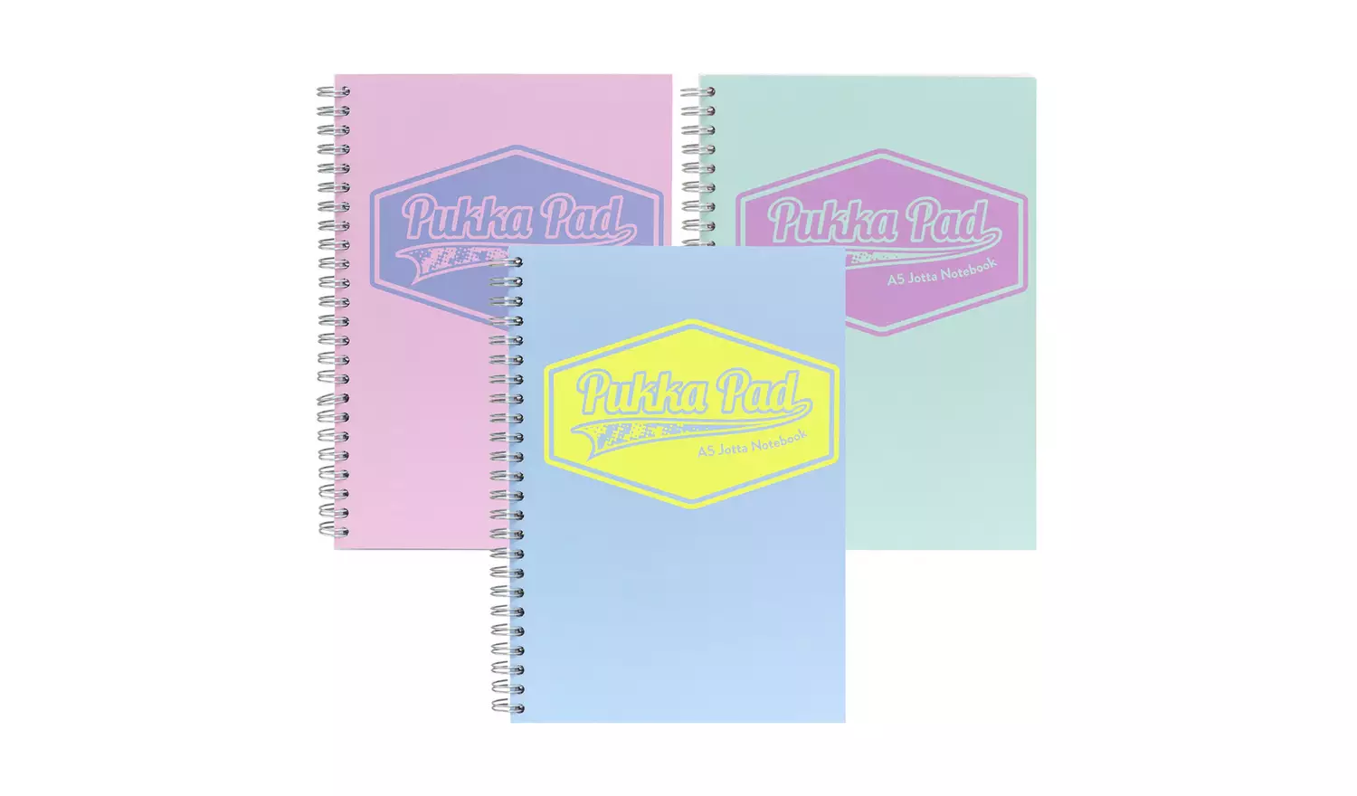 Pukka Pads A5 Pastel Jotta Notebook - 3 Pack