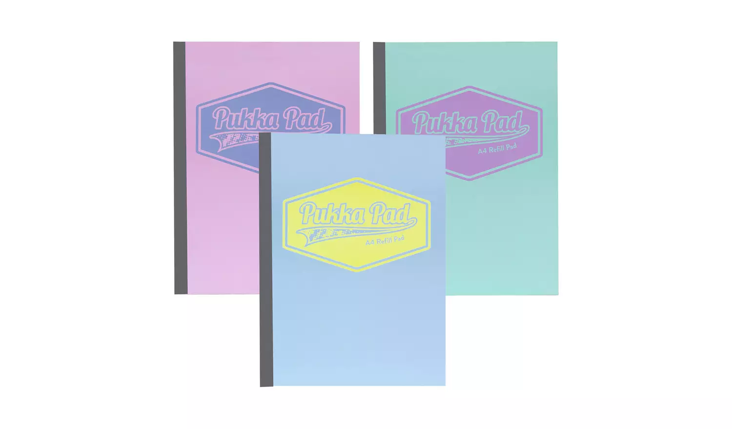 Pukka Pads Pastel A4 400 Page Refill Pad - 3 Pack