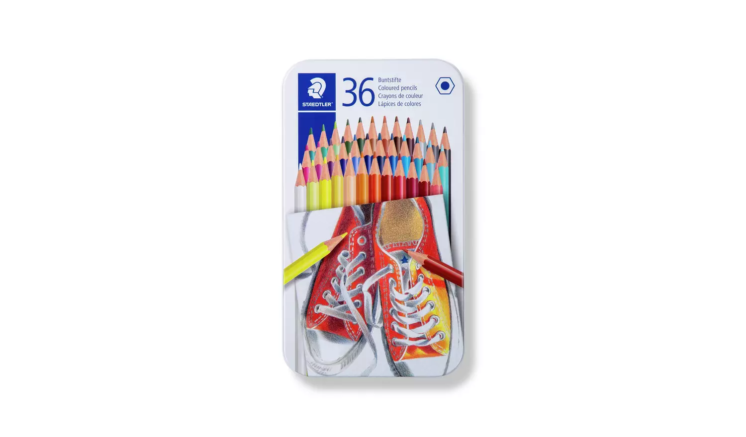 Staedtler Tin 36 Piece Colouring Pencils