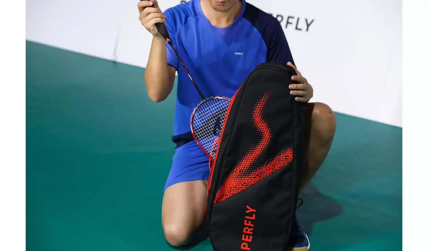 Decathlon Badminton Bag For 3 Rackets 530 Red