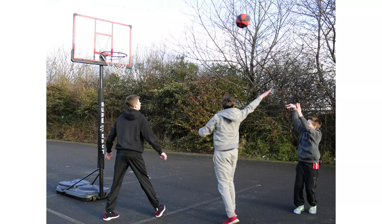 Sure Shot Basketball Game Unit With Acrylic Backboard