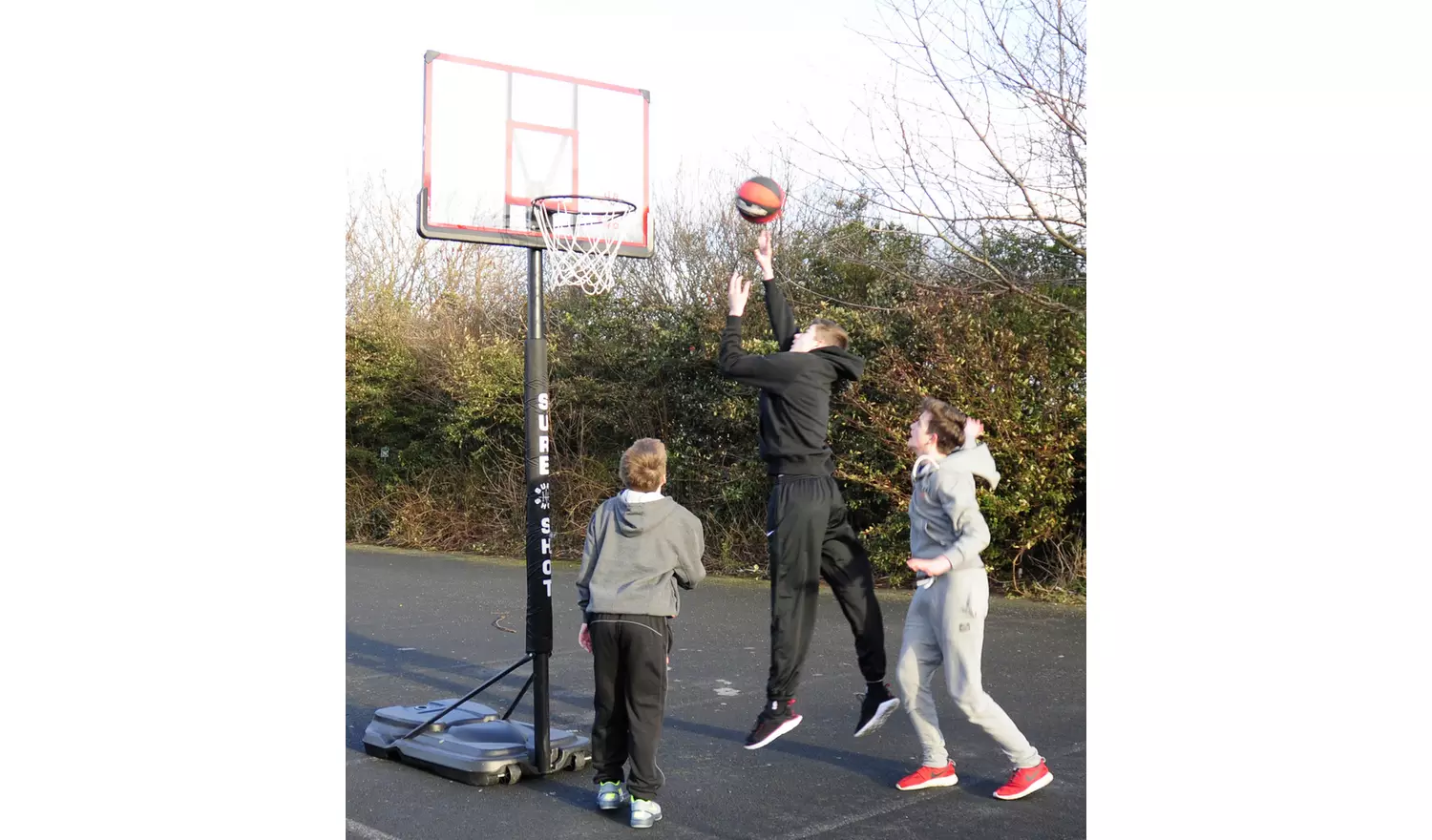 Sure Shot Basketball Game Unit With Acrylic Backboard