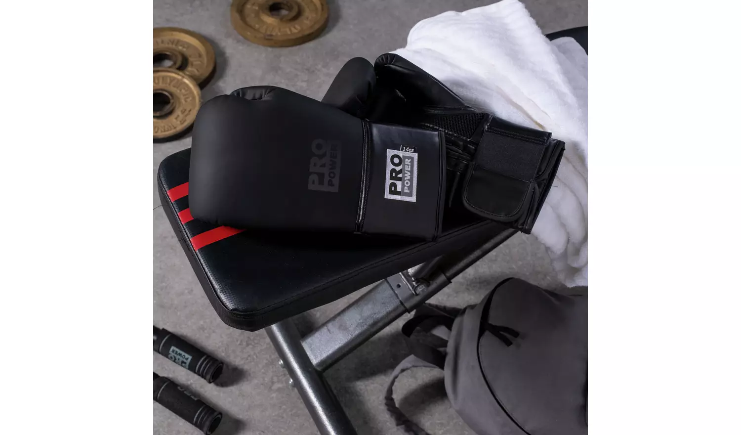 Pro Power 140Z Boxing Gloves - Black