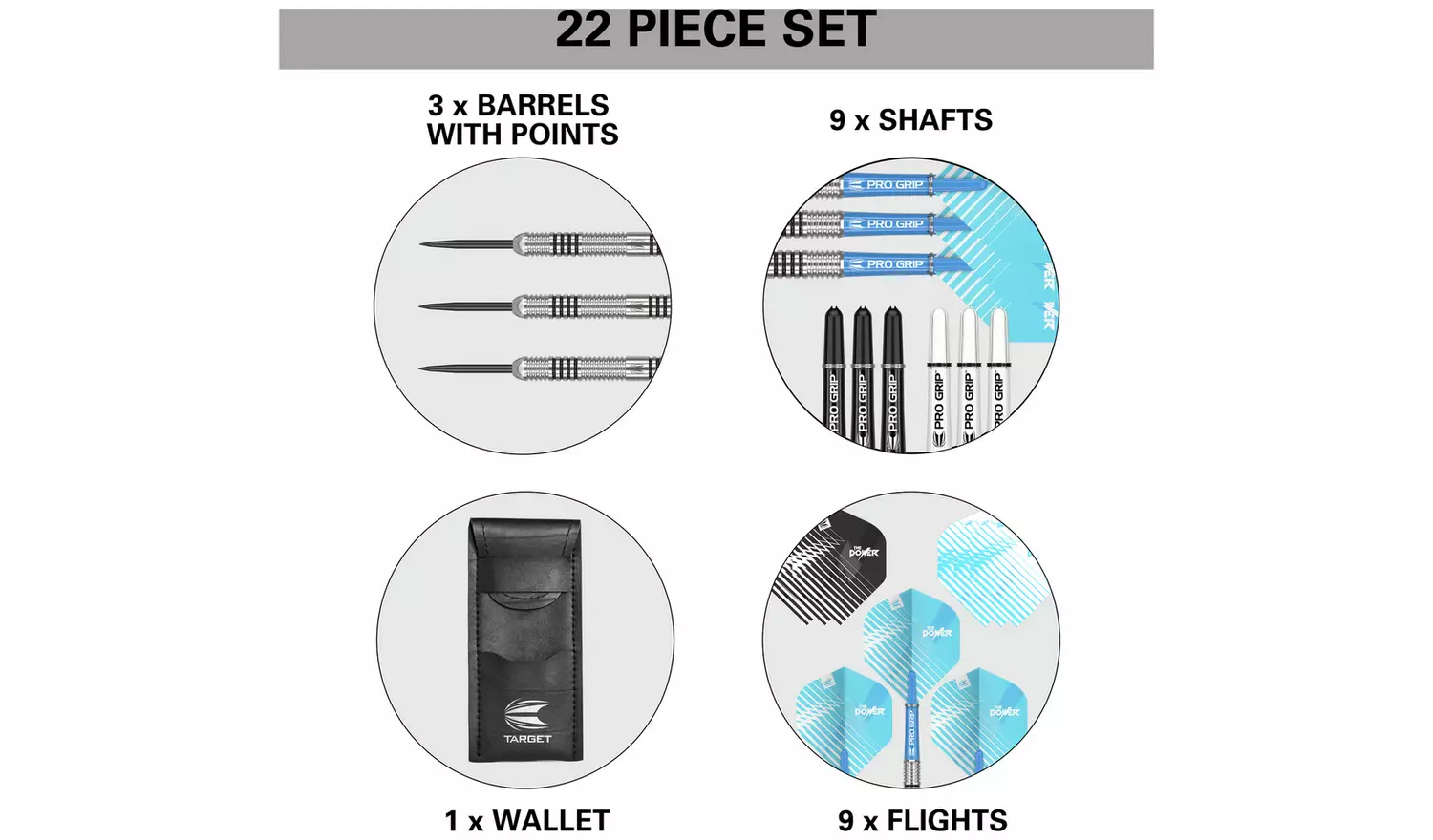 Target Phil Taylor 23g Tungsten Darts Set