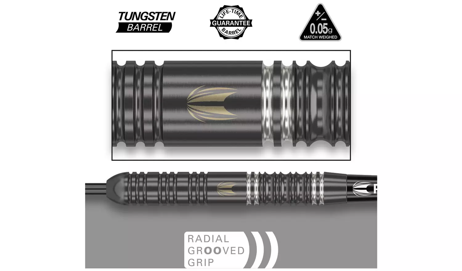 Target Ares 24g Tungsten Darts Set
