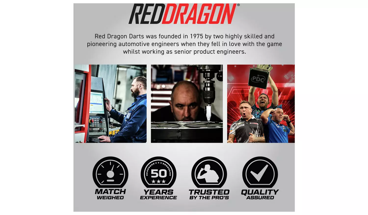 Red Dragon Luke Humphries Coolhand 22g Brass Darts Set