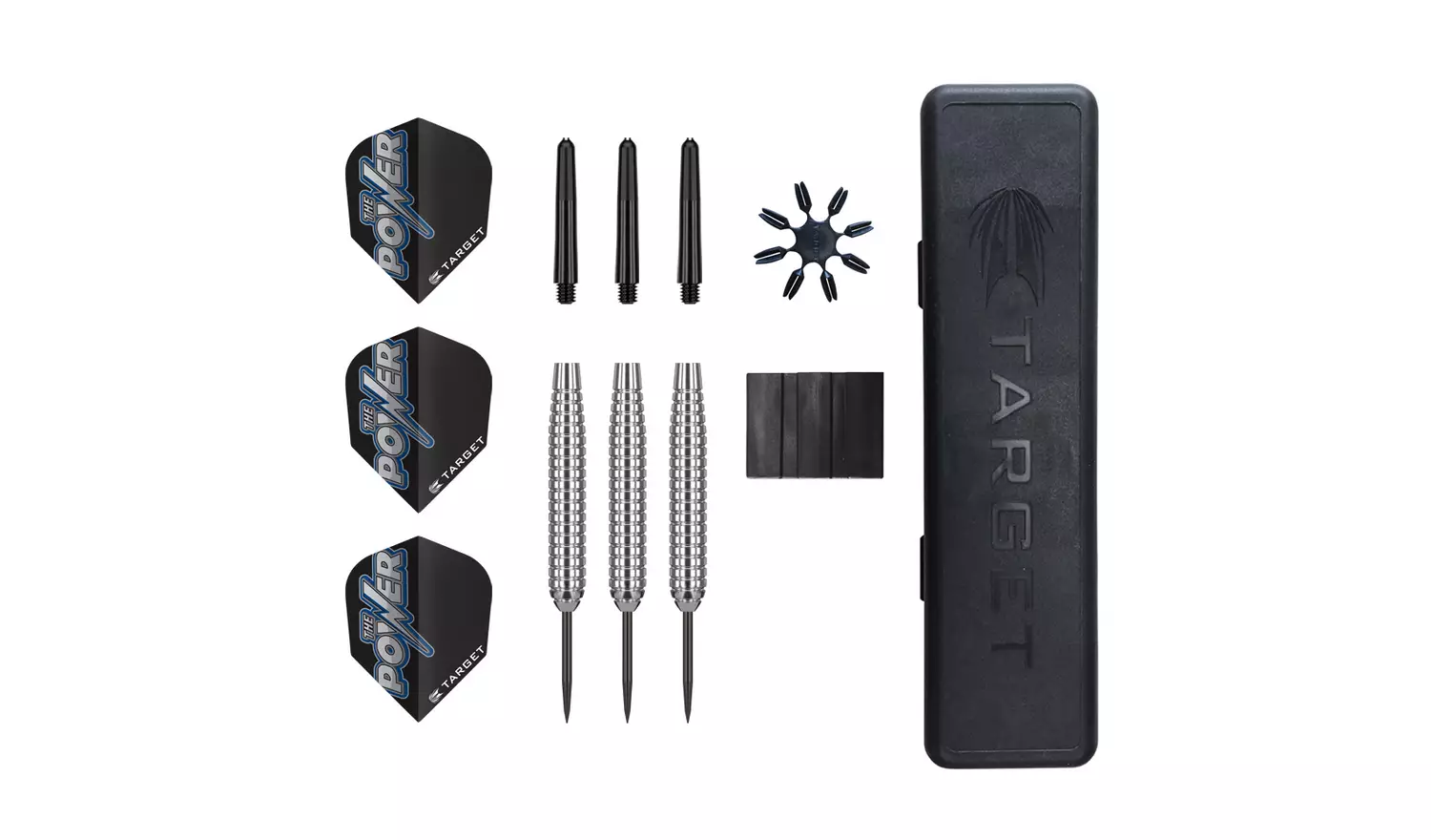 Target Phil Taylor Silverlight 24g Brass Steel Tip Darts Set