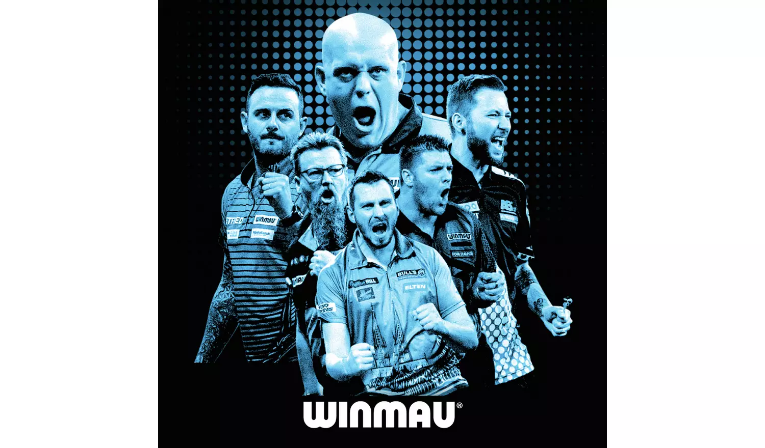 Winmau Dartboard Surrounds - Red