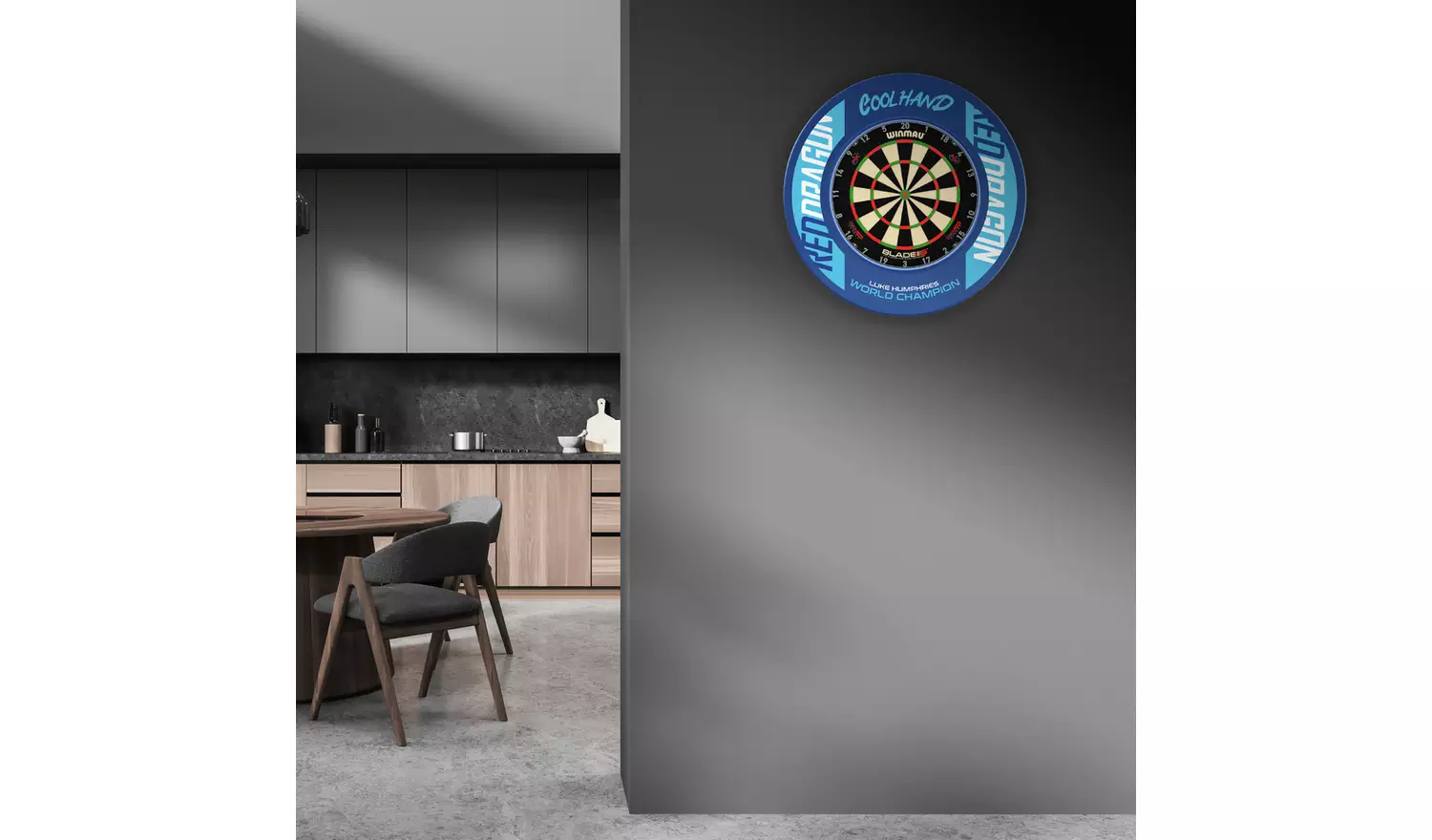 Red Dragon Luke Humphries Coolhand Dartboard Surround