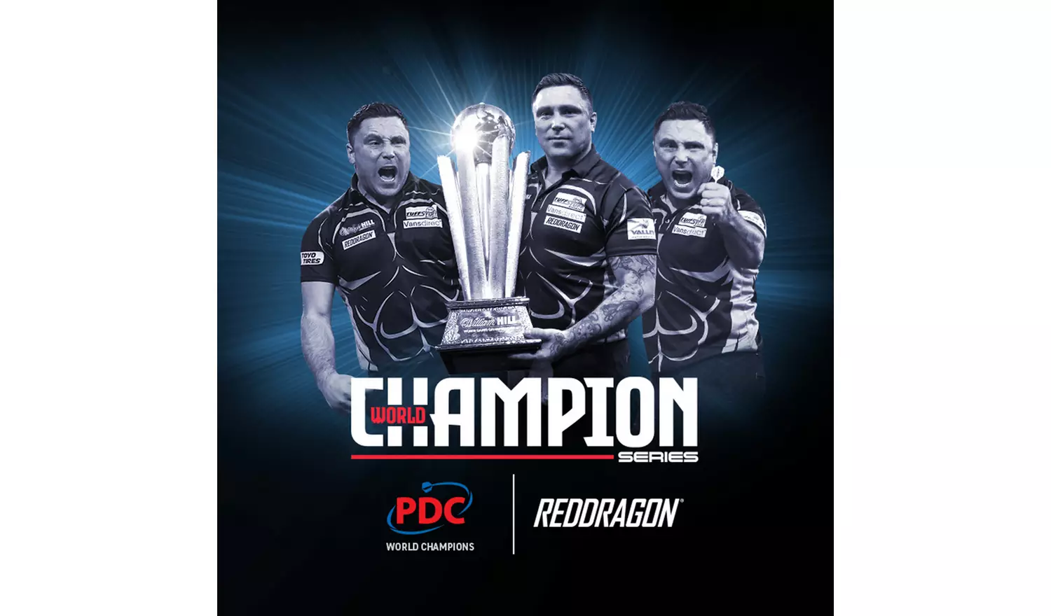 Red Dragon Gerwyn Price Iceman Darts Case and Accessories