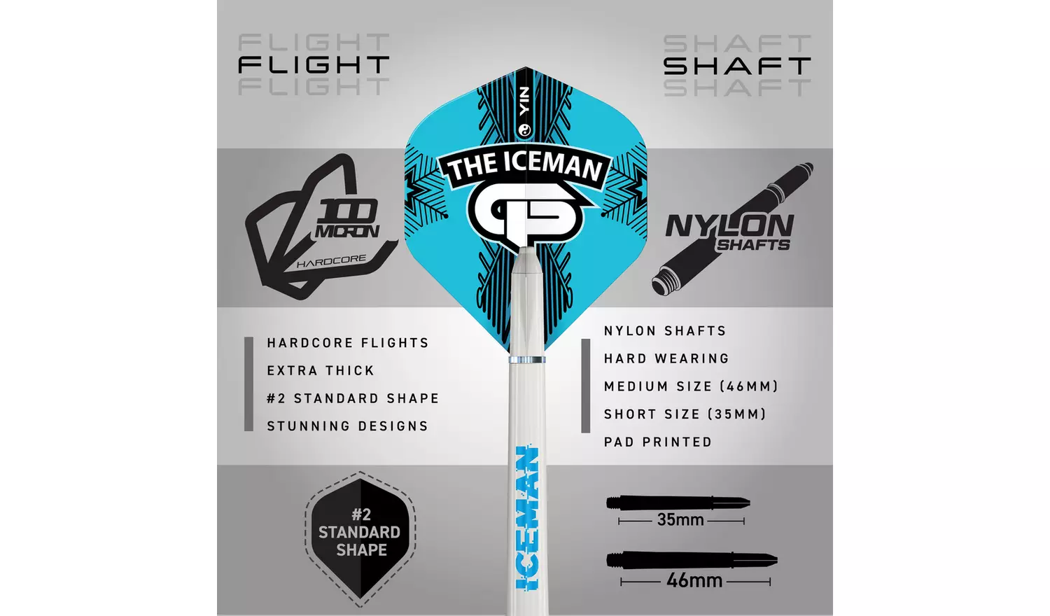 Red Dragon Gerwyn Price Iceman Darts Accessories Pack