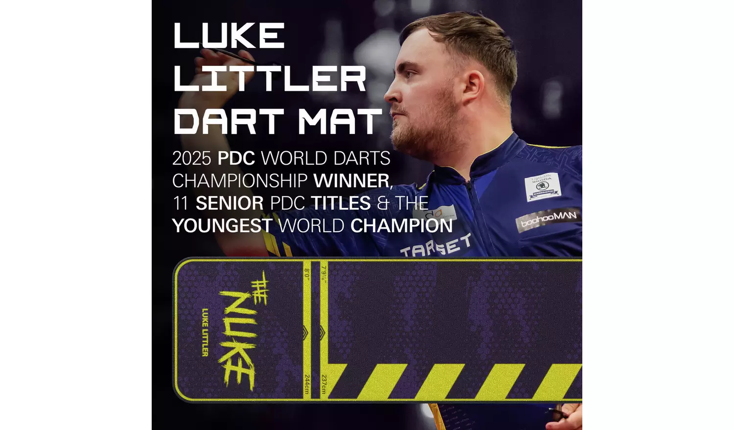 Target Luke Littler Dart Mat