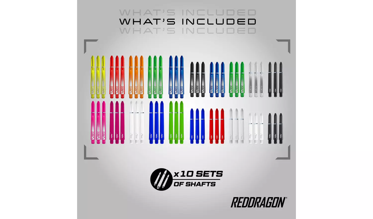 Red Dragon 20pc Shaft Collection