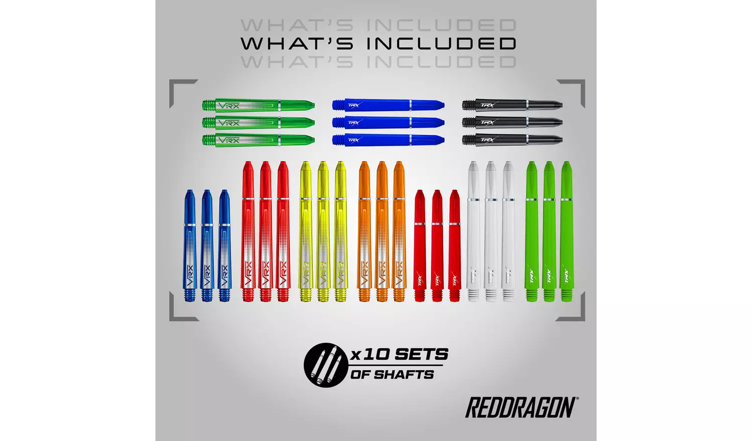 Red Dragon 20pc Flight and Shaft Collection